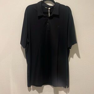NWT Travis Mathew Black Polo Shirt Size XXL